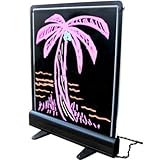 Lot of 2 pcs LED Writing Board LED Chalkboard Advertising Board Message Sign