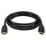 6 Ft Gold-plated Super High Resolution Hdmi M/m Cable Version 1.4 - NEW - Supports 4096×2160p Resolution, Hdmi Ethernet Channel, and Audio Return Channel