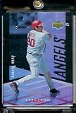 2007 Upper Deck Spectrum Baseball Card #24 Juan Rivera Anaheim Angels - Mint Condition - In Protective Display Case !