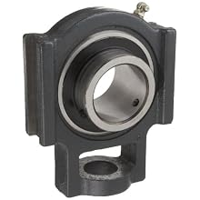 Browning VTWS 300 Series Ball Bearing Take-Up Unit, Medium Duty, Set Screw Lock, Non-Expansion, Regreasable, Contact and Flinger Seal, Cast Iron, Inch