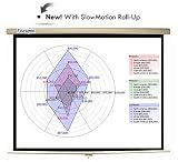 Focupix 4:3 Standard Format Professional Pull Down Projector Screen w/SlowMotion - 110