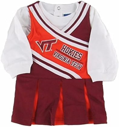 Virginai Tech Hokies Baby Infant Cheerleader Dress Costume (3-6 Months)