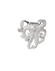 Clevereves 14K White Gold Pendant Octopus 12.7 - Gram(s)
