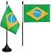 Drapeau de table Brésil, mini drapeau - 10 x 15 cm