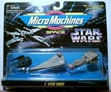 Star Wars Micro Machines Series I - TIE Interceptor, Star Destroyer, and Rebel Blockade Runner