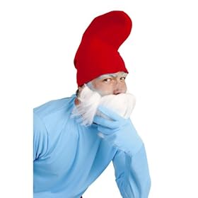 Imps - C140-001 - D�guisement - Grand Schtroumpf - Chapeau et Barbe pour Adultes