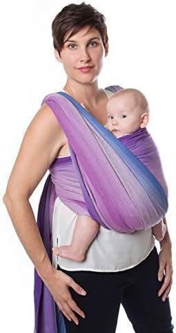 Chimparoo All-Purpose Comfortable Woven Baby Carrier Wrap Inspired by Traditional Baby Wearing practices (Extra Woven Wrap Amethyste)