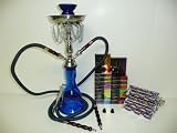 Choose From Black, White, Blue, Red, Green & Yellow! 2 Hose Hookah Nargila Pipe + 5 Boxes of Premium Hydro Shisha Flavors + 100 Premium Havana Charcoals + Tongs + All Rubber Garments. Comes Ready to Smoke, Just Add Foil & Water! METAL SHAFT, NOT CHEAP PLASTIC! Fast & Easy to Setup, Clean, Use & Store! Save Tons of $$$ with This Listing! Hookah Will Last a Long Time! Portable, Durable & Strong! Hookah Will Not Break Easy! Hookah Smokes GREAT!