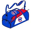 Chicago Cubs Duffle Bag - Baseball Sports Merchandise