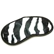 Satin Zebra Love Mask Blindfold Eye Mask