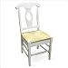 International Concepts C31-1200 2 PACK WHITE EMPIRE CHAIR - WITH RUSH SEAT 2 Pack