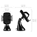3 Coils Qi Wireless Car Charger Dock with Car Air Vent Bracket + Suction Cup Socket for Samsung Galaxy S7 Edge/S7/S6 Edge Plus/S6 Edge/S6/NOTE 5 etc All Qi-enabled Cellphones