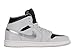 Nike Air Jordan 1 MID Sneaker Light Gray/Black/Silver/White, EU Shoe Size:EUR 43, Color:Light Grey
