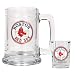 BOSTON RED SOX BEER MUG AND SHOT GLASS BOILERMAKER SET