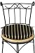 Indoor/outdoor 15"d Round Seat Cushion