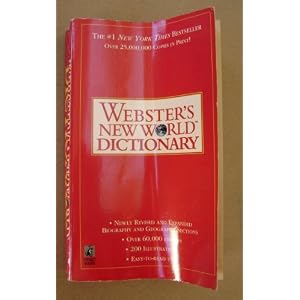 Webster\’s New World Dictionary – Newly Revised and Expanded – Biography and Geography Sections – Copyright 1995