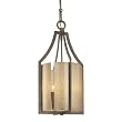 Minka Clart&eacute; 3 Light Pendant in Patina Iron 4392-573