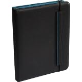 Targus Truss Leather Carrying Case with Stand for Apple iPad 16GB, 32GB, 64GB WiFi and WiFi + 3G THZ022US (Black/Turquoise Interior)