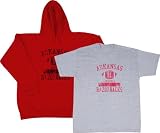 Arkansas Razorbacks Cardinal Hooded Sweatshirt/T-Shirt Combo Pack