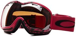 Oakley Women's Stockholm Snow Goggles(Lava/Black,Black Iridium)