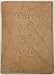 Tan Leather USA Embossed Passport Holder Cover