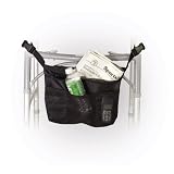 Drive Medical Deluxe Nylon Walker Carry Pouch, Black, Large