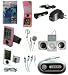15-piece FULL ACCESSORY BUNDLE SET for Microsoft Zune 30GB: PINK Leather Case + FM Transmitter + Foldable Speaker+ PINK Slicone Skin Case + WHITE Silicone Skin Case + 2 X Armband + 2 X Neck String + AC USB Wall Charger + Car USB Charger + USB Data Cable + Stereo Headphone + AV Cable + Screen Protector