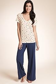 Pure Cotton Short Sleeve Star Print Pyjamas