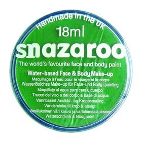 Snazaroo Face Paint 18ml Bright Green (444)
