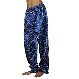 IMAGE OF Womens NCAA Penn State Nittany Lions Comfortable Fit Sleepwear / Pajama Pants - Blue & White (Size: M)