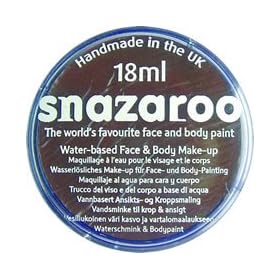 Snazaroo Face Paint 18ml Dark Brown (999)