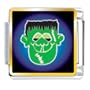 Green Face Frankenstein Italian Charms Bracelet Link