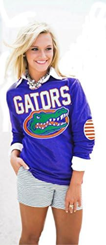 GAME DAY ELBOW PATCH TEE - ROYAL BLUE -(FL GATORS) (XL)