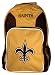 New Orleans Saints Football Team Color Backpack Back Pack