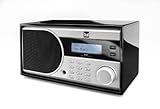 Dual DAB 8 Digitalradio (DAB, DAB+, UKW, LCD-Display, 1 Watt Sinus, automatischer Suchlauf) Schwarz