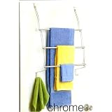 Over The Door Towel Rack - White (White) (24 1/2H x 20W x 4 1/2D)