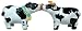 Westland Giftware Mwah Magnetic Cow and Bull Salt and Pepper Shaker Set, 2-1/2-Inch