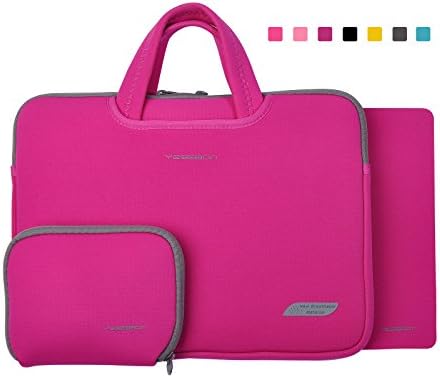 Apple Macbook Air or Pro Case Including Accessories Bag and Mouse Pad - Laptop Bag Handbag with Lifetime Guarantee (11 Inch, Purple)