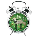 Shaun The Sheep Chrome Twinbell Alarm