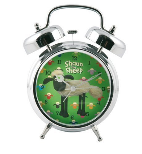 Childrens Toyshop  Kitchen & Housewares : Shaun The Sheep Chrome Twinbell Alarm