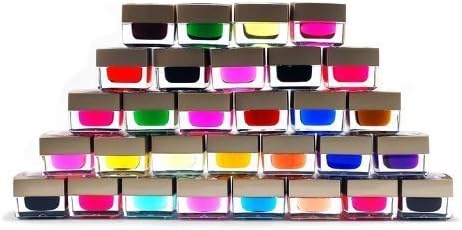 30PCS glitter Gel Nail Art Professional Translucent UV GEL color gel
