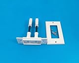 「253」HDMIコネクタコンセント 2穴式 ダブル 壁等に取り付け可-526533