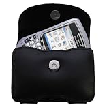 Horizontal Leather Case with Belt Clip/Loop for the Blackberry 8700c