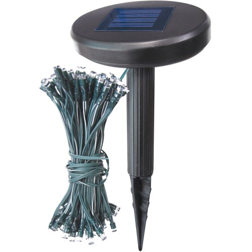 【太陽光充電式】 SUNDALE ソーラー デコレーション LED ライト 100灯 ホワイト MCZ-5263 <38588>