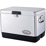COLEMAN(コールマン) 54QTスチールベルトクーラー(シルバー) 6155B707G