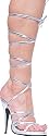 513-Calix Sling back Strappy Lace Up Sandals High Heel Shoes