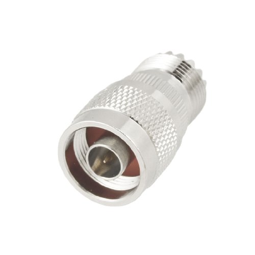 UHF Female SO239 Jack to N Male Plug Straight RF Coaxial Adapter