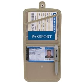 Travelon ID and Boarding Pass Holder with Snap