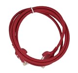 5e Ultra High Flex Patch Cable, Ethernet Cord, 4-Feet, Red, 5HHOM-1R