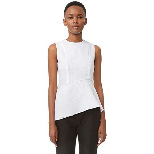 カルヴェン Carven レディース カットソー Sleeveless Top White [並行輸入品]